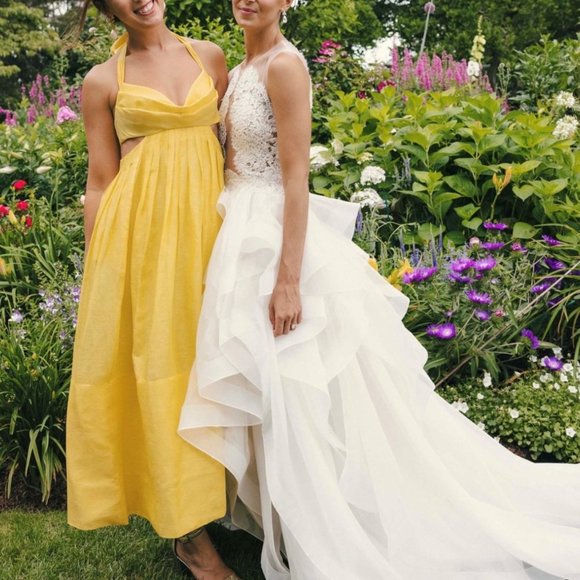 Zimmerman Cutout Bow Detail Midi Dress - Picture 3 of 4